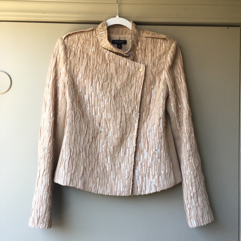 Ann Taylor Sequin jacket